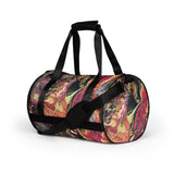 Lava All-over print gym bag