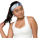 Metal Blue Wave Headband
