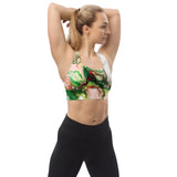 Green Goo Longline sports bra