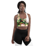 Green Goo Longline sports bra