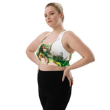 Green Goo Longline sports bra