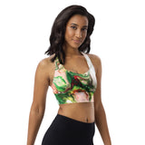 Green Goo Longline sports bra