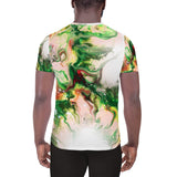 Green Goo All-Over Print Men's Athletic T-shirt