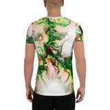 Green Goo All-Over Print Men's Athletic T-shirt