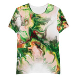 Green Goo All-Over Print Men's Athletic T-shirt