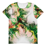 Green Goo All-Over Print Men's Athletic T-shirt