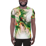 Green Goo All-Over Print Men's Athletic T-shirt