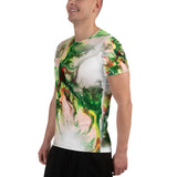 Gree Goo All-Over Print Men's Athletic T-shirt