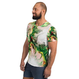 Green Goo All-Over Print Men's Athletic T-shirt