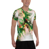 Green Goo All-Over Print Men's Athletic T-shirt