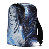 Metal Blue Wave Minimalist Backpack