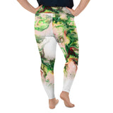 Green Goo All-Over Print Plus Size Leggings