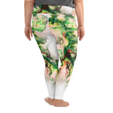 Green Goo All-Over Print Plus Size Leggings