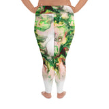 Green Goo All-Over Print Plus Size Leggings