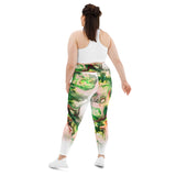 Green Goo All-Over Print Plus Size Leggings