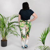 Green Goo All-Over Print Plus Size Leggings