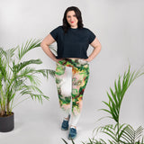 Green Goo All-Over Print Plus Size Leggings