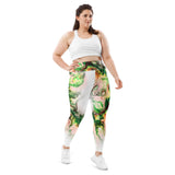 Green Goo All-Over Print Plus Size Leggings