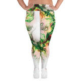 Green Goo All-Over Print Plus Size Leggings