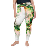 Green Goo All-Over Print Plus Size Leggings