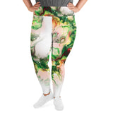 Green Goo All-Over Print Plus Size Leggings