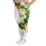 Green Goo All-Over Print Plus Size Leggings