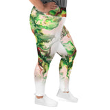 Green Goo All-Over Print Plus Size Leggings