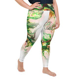 Green Goo All-Over Print Plus Size Leggings