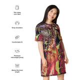 LOOOOOONG T-shirt dress of Lava