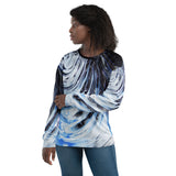 Metal Blue Wave Unisex Sweatshirt