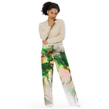 Green Goo All-over print unisex wide-leg pants