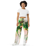 Green Goo All-over print unisex wide-leg pants