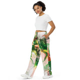 Green Goo All-over print unisex wide-leg pants