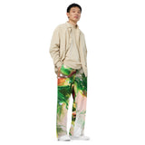 Green Goo All-over print unisex wide-leg pants