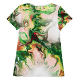 Green Goo All-Over Print Women's Athletic T-shirt