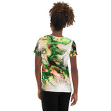 Green Goo All-Over Print Women's Athletic T-shirt