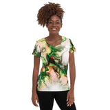 Green Goo All-Over Print Women's Athletic T-shirt