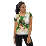 Green Goo All-Over Print Women's Athletic T-shirt