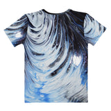 Metal Blue Wave Women's T-shirt