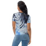 Metal Blue Wave Women's T-shirt