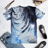 Metal Blue Wave Women's T-shirt