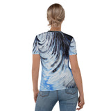 Metal Blue Wave Women's T-shirt