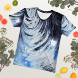 Metal Blue Wave Women's T-shirt