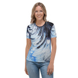 Metal Blue Wave Women's T-shirt