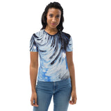 Metal Blue Wave Women's T-shirt