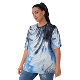 Metal Blue Wave Women's T-shirt