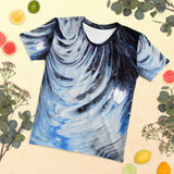 Metal Blue Wave Women's T-shirt