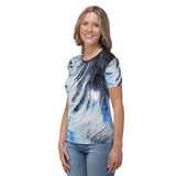 Metal Blue Wave Women's T-shirt