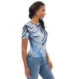 Metal Blue Wave Women's T-shirt