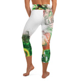 Green Goo Yoga Capri Leggings